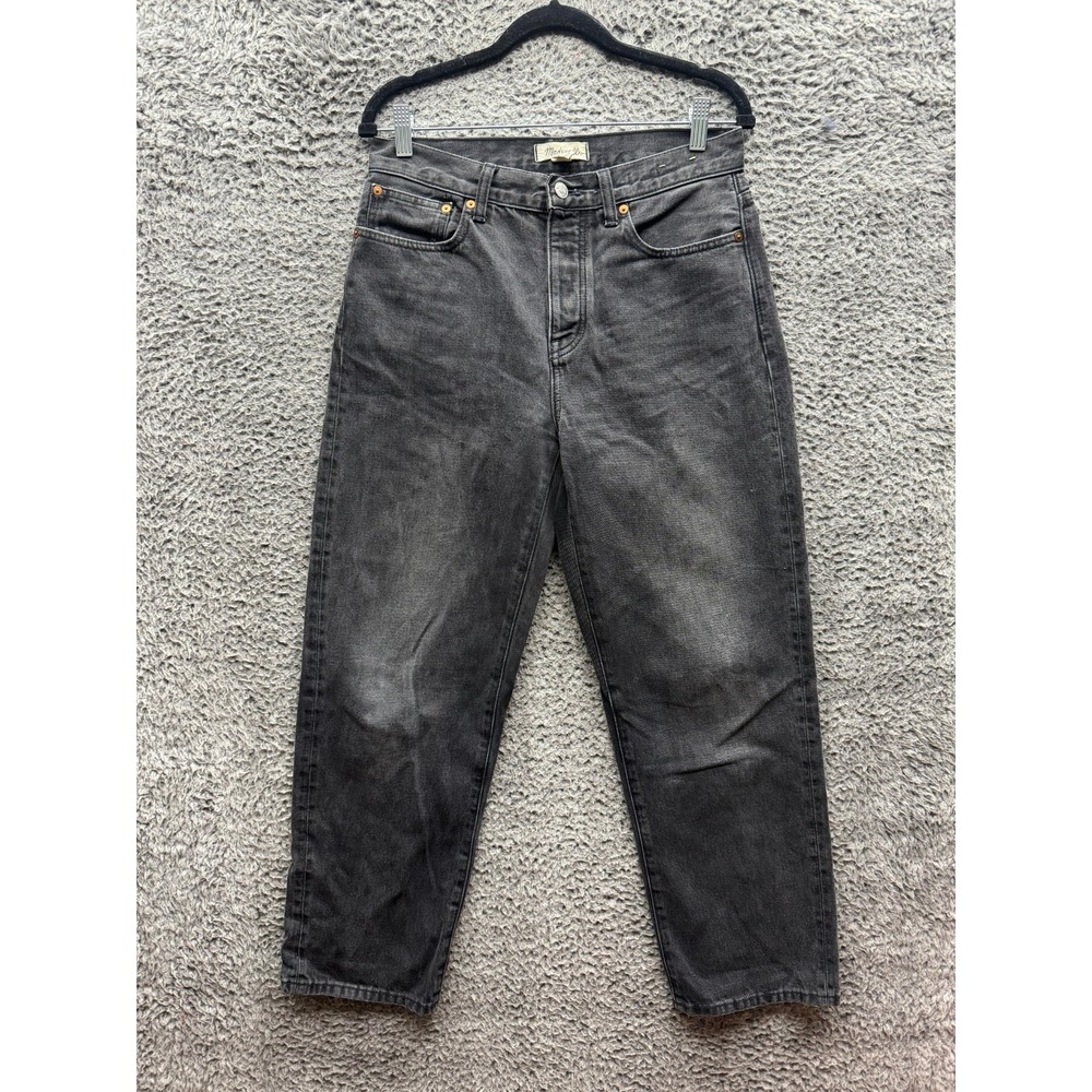 Madewell High Rise Low-Slung Straight Denim Jeans Kent Wash Rigid Womens Size 26